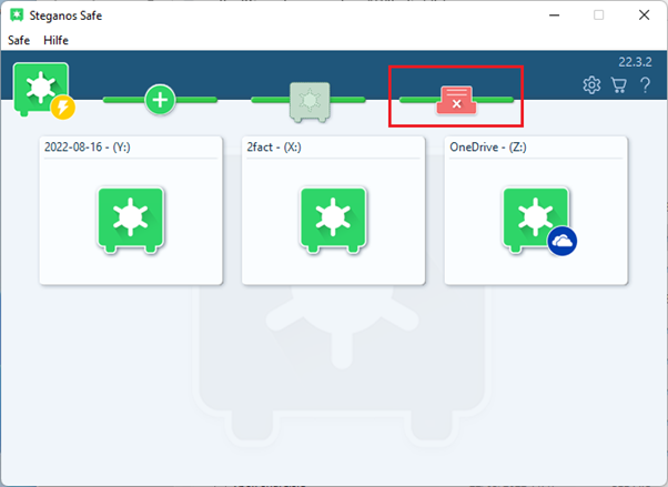Steganos Safe Übersicht